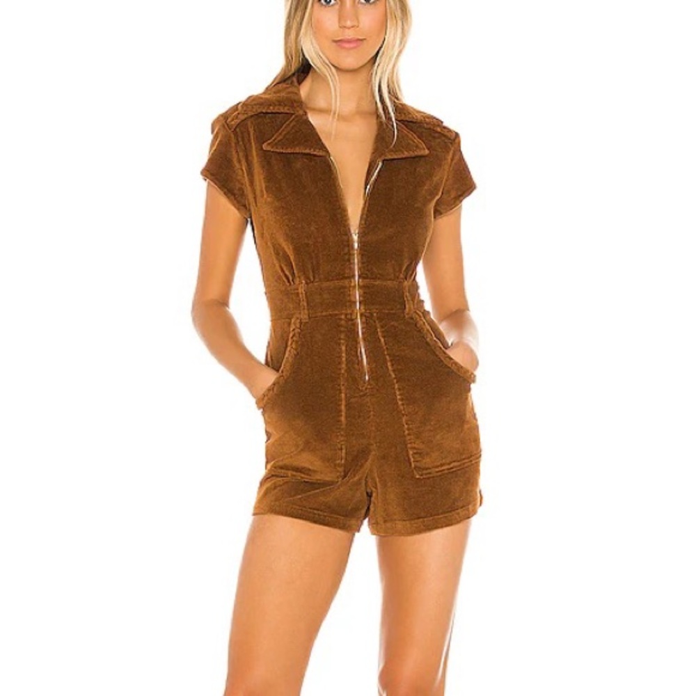 Show Me Your MuMe Outlaw Corduroy Romper